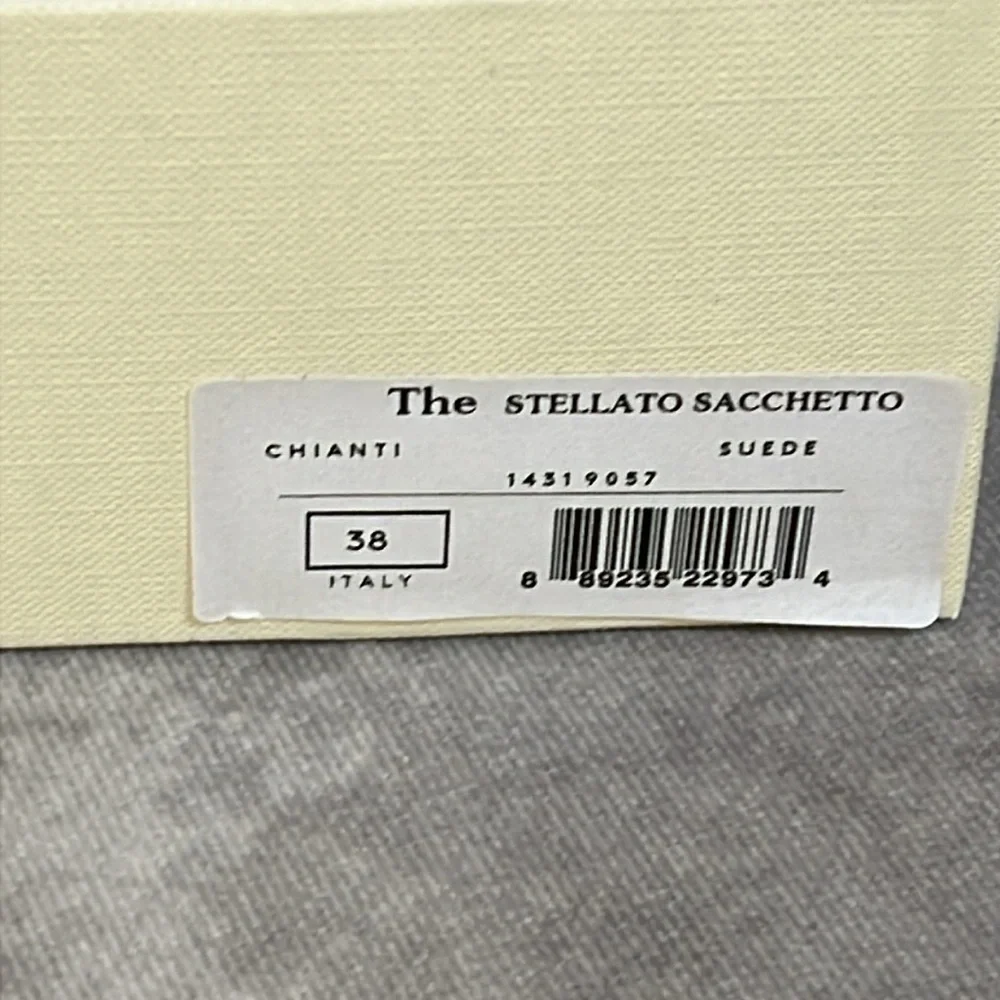 M.Gemi The Stellato Sacchetto -Suede Leather Flats in Chianti - Size 7.5 US - Picture 11 of 11